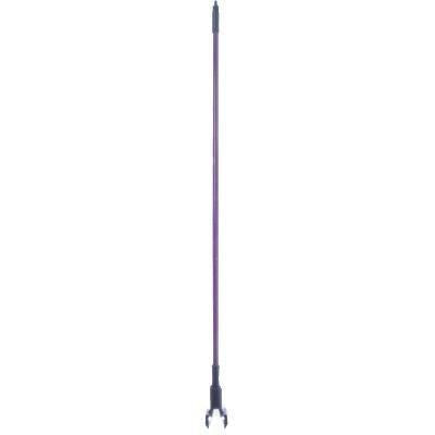 Carlisle 36947568 60" Purple Fiberglass Jaw Style Mop Handle with Plastic Head