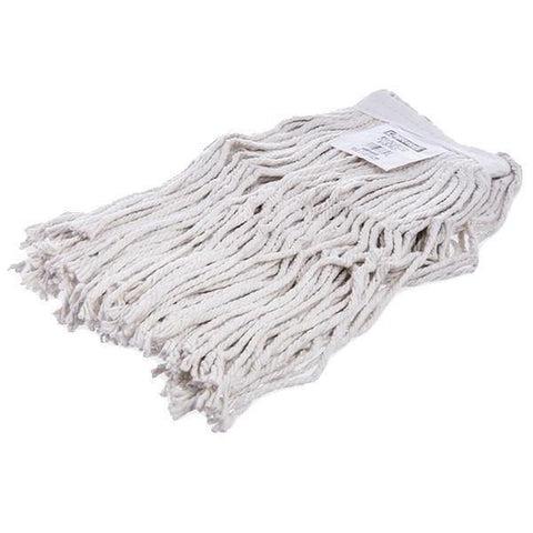 Carlisle 369816B00 Wet Mop Head - #16, 4 Ply, Cut-End, Natural Cotton Yarn