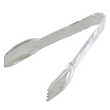 Carlisle 400607 Carly 6" Clear Polycarbonate Salad Tongs