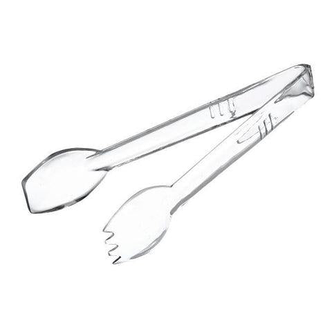 Carlisle 400907 Carly 9" Clear Polycarbonate Salad Tongs