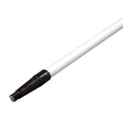 Carlisle 4022002 Mango de fibra de vidrio de 60" para escobas, barredoras, limpiacristales y fregadores de pisos, blanco