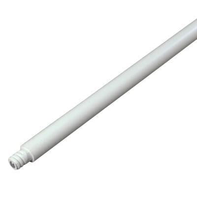 Carlisle 4023200 60" Handle - Threaded, Reinforced Tip, Plastic, White
