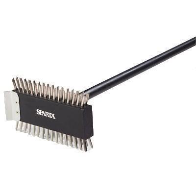 Carlisle 4029000 Broiler Master Brush, 30-1/2"L, mango de madera, color estándar