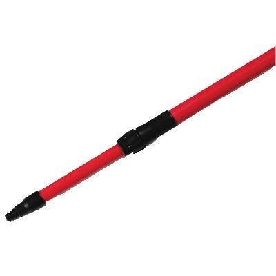 Carlisle 4102005 Sparta Mango telescópico - Se extiende de 54" a 95", rojo