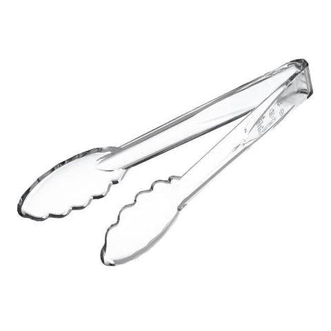 Carlisle 410907 Carly 9" Clear Polycarbonate Utility Tongs