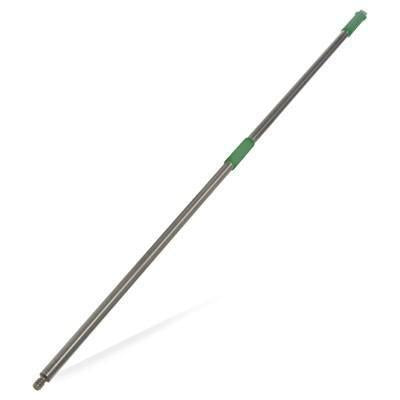 Carlisle 41199C09 60" Threaded Handle, Stainless, Green