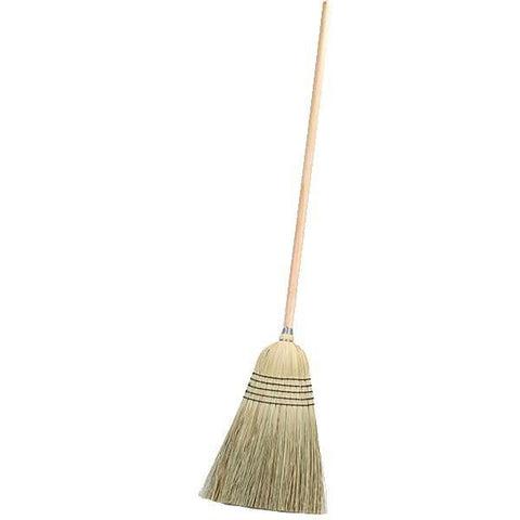 Carlisle 4135067 12" Janitor Corn Broom - 29# Fill, 56" Wood Handle