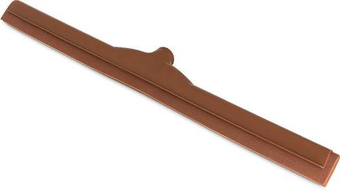 Carlisle 4156801 Sparta Spectrum 24" Brown, Double Foam Floor Squeegee with Plastic Frame