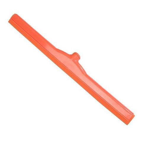 Carlisle 4156824 Sparta Spectrum 24" Orange, Double Foam Floor Squeegee with Plastic Frame