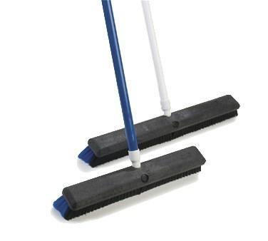 Carlisle 4188000 18" Push Broom Head with Short Heavy Front & Fine/Medium Back Bristles