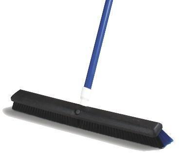 Carlisle 4188100 24" Push Broom Head with Short Heavy Front & Fine/Medium Back Bristles