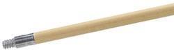 Carlisle 4526700 Sparta Handle, 60", Threaded, Wood with Metal Tip, 15/16" D