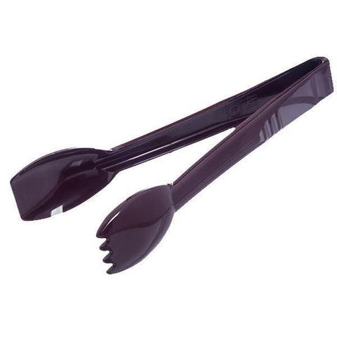 Carlisle 460901 Carly 9" Brown Plastic Salad Tongs