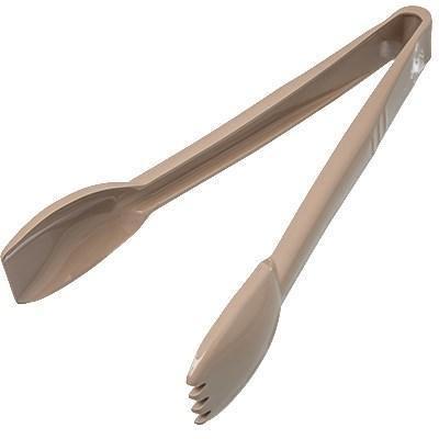 Carlisle 460906 Carly 9" Beige Plastic Salad Tongs