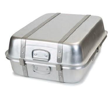 Carlisle 60346 26 Qt Double Roaster - 24" X 18" X 9", Aluminum