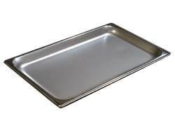 Carlisle 607001 Durapan Full Size 1" Deep Anti-Jam Stainless Steel Steam Table / Hotel Pan - 24 Gauge