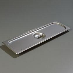 Carlisle 60700HLC Half Sized Long Steam Pan Cover, Stainless
