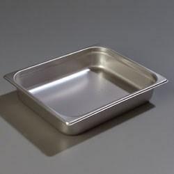 Carlisle 607122 Durapan 1/2 Size 2-1/2" Deep Anti-Jam Steam Table Pan