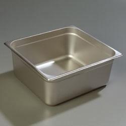 Carlisle 607236 Durapan 2/3 Size 6" Deep Anti-Jam Stainless Steel Steam Table / Hotel Pan - 24 Gauge