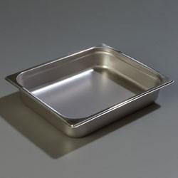 Carlisle 608122 Durapan 1/2 Size 2-1/2" Deep Anti-Jam Steam Table Pan