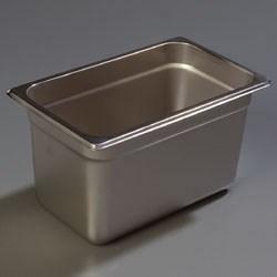 Carlisle 608146 Durapan Quarter Size 6" Deep Steam Table Pan, Stainless