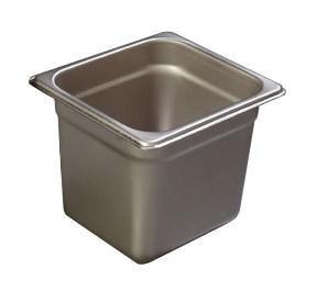 Carlisle 608166 Durapan Sixth Size 6" Deep Steam Table Pan, Stainless