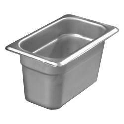 Carlisle 608194 Durapan Ninth Size 2-1/2" Deep Steam Table Pan, Stainless