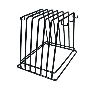 Winco CB-6K Cutting Board Rack, 6 slots, fits cutting boards up to 1" thick, vinyl coated