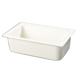 Carlisle CM110002 Coldmaster Full Size Food Pan - 6"Deep, ABS Plastic, White