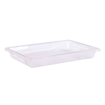 Carlisle 1062007 StorPlus™ Food Storage Box, 5 gallon, 26"L x 18"W x 3-1/2"H, clear, NSF, Made in USA