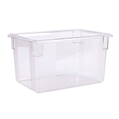 Carlisle 1062407 StorPlus™ Food Storage Box, 21-1/2 gallon, 26"L x 18"W x 15"H, clear, NSF, Made in USA