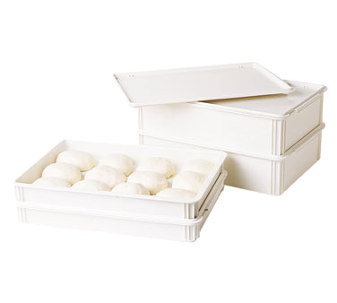 Cambro DB18263P148 Pizza Dough Box, 26L x 18W x 3D, dishwasher safe, chemical resistant, polypropylene, white, NSF