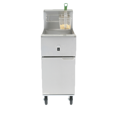 Dean SR114E Super Runner Value Electric Floor Fryer -  40 Lb. Capacity