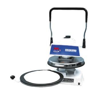 Dough Pro DP1100 prensa para masa para pizza, mostrador, hasta 18" de diámetro, operación manual, CE, cETLus, ETL-Sanitation