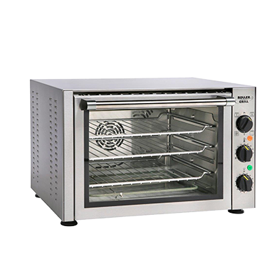 Equipex FC33/1 Sodir-Roller Grill Horno de convección/asador, encimera eléctrica de una sola plataforma 450°F, 120v/60/1-ph 150 amps 17 kW NEMA 5-15P cULus Classified NSF