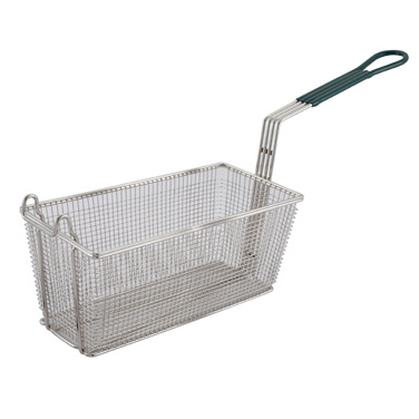 Winco FB-30 Fry Basket, 13-3/4"L x 6-1/2"W x 6"H