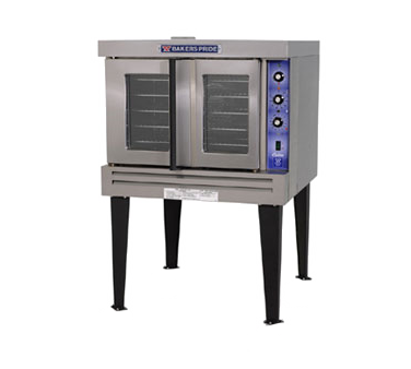 Bakers Pride GDCO-G1 Cyclone Series Horno de convección de tamaño completo a gas natural de una sola plataforma con patas - 60,000 BTU