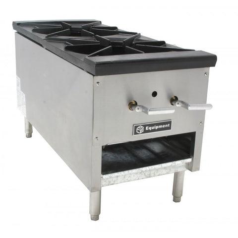 AESP2-23J24 23 Tips Jet Burner Stock Pot, 2 Burners, 24" Tall 250,000 BTU, ETL