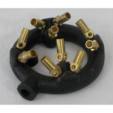 GSW USA WR-JBR10NG Quemador de chorro, punta redonda, (10) puntas, tubo de 3/8", gas natural 80.000 BTU/HR