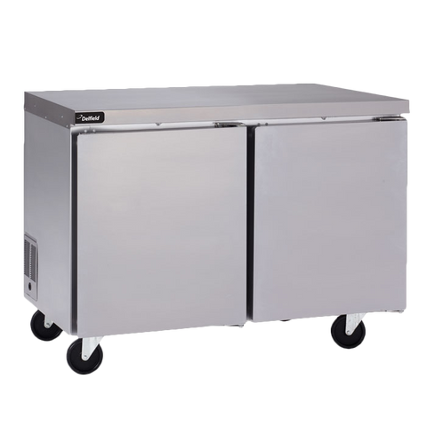 Delfield GUF48P-S Coolscapes™ Congelador bajo encimera/mesa de trabajo (con dos puertas de acero inoxidable), 115 V