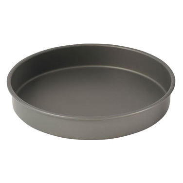 Winco HAC-122 Cake Pan, 12" dia. x 2" deep, round, 18 gauge, anodized aluminum