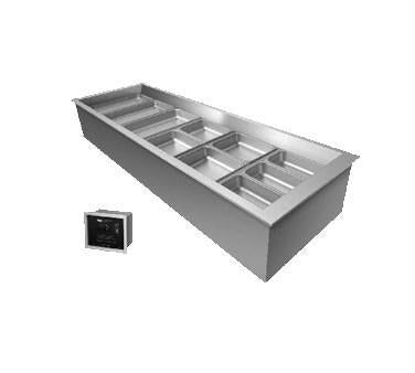 Hatco CWBX-4 Remote Refrigerated Drop-In Wells with (4) Pan Capacity, Aluminum/ Stainless Steel
