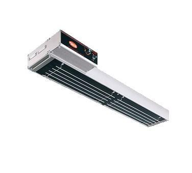 Hatco GRAIH-48D3 Glo-Ray Calentador de tira infrarrojo doble de 48" con controles remotos y espaciador de 3" - 2200 vatios