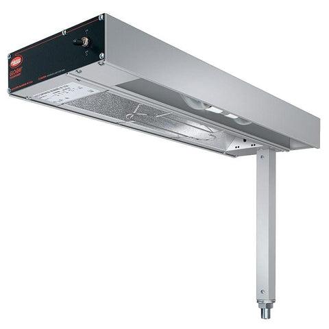 Hatco GRFSL-24 Glo-Ray 9" Fry Station Overhead Warmer with Metal Elements, Lights, and Plug - 120V, 620W