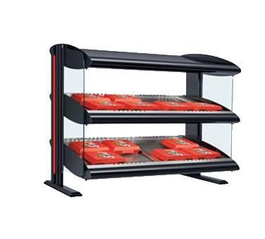 Hatco HZMH-36D Expositor de zona calefactable de doble estante horizontal de 36" - 120/208 V