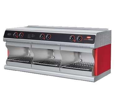 Hatco TFWM42-3939 Thermo-Finisher Acabadora de alimentos de 3 bahías con elementos de cinta infrarroja, 42 "W