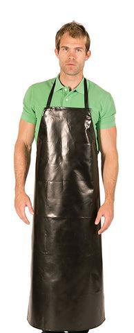 HI-LITE 888HDA Adjustable Janitorial & Chemical Bib Apron Extra Long, Waterproof, Black