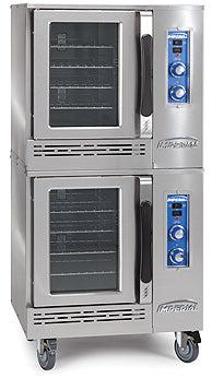 Horno de convección Imperial HSICVE-2, eléctrico, tamaño medio, (2) pisos, motor de ventilador de (2) velocidades, 1/2 HP por horno, CE