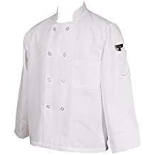 HI-LITE 550WH Chaqueta de chef clásica blanca de manga larga, 3XL