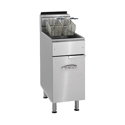 Imperial IFS-40 Fryer, gas, floor model, 40lb. capacity